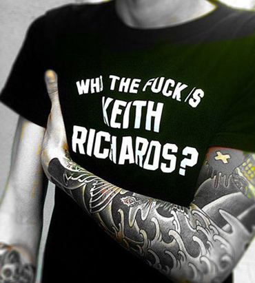 Camiseta Who the hell is keith richards